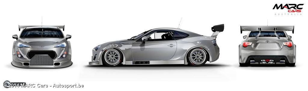 Marc Silhouette met Toyota GT86 carrosserie