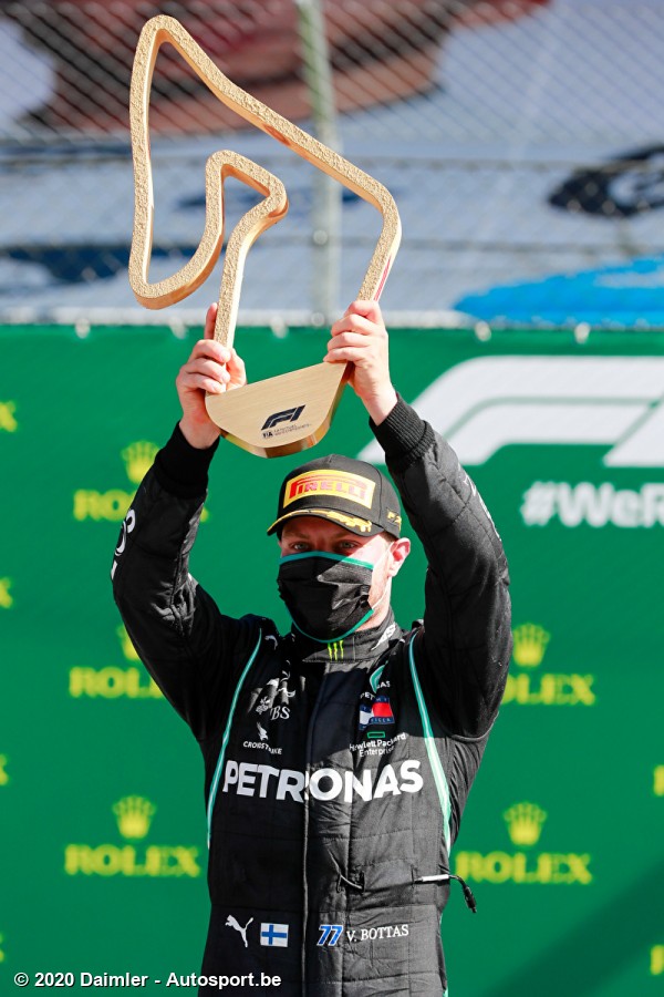 Valtteri Bottas wint GP Oostenrijk 2020