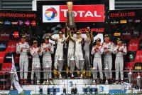 Podium Pro-klasse 2015 BES 24 Hours of Spa