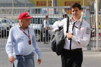 Niki Lauda en Toto Wolff