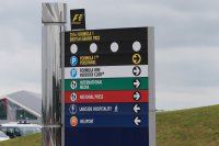 wegwijzers F1 GP van Groot-Brittannië 2016