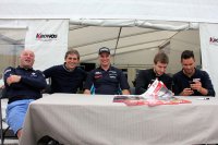 Frédéric Bouvy, Damien Coens, Vincent Despriet, Didier Van Dalen en John Wartique
