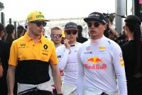 Nico Hulkenberg, Kevin Magnussen, Stoffel Vandoorne en Max Verstappen