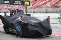 De Bentley #7 raakte zwaar beschadigd