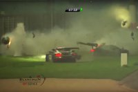 Crash Laurens Vanthoor Misano