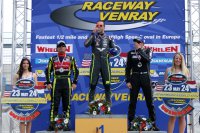 Podium na Elite 1 Race 2 Venray - Ander Vilarino - Anthony Kumpen - Romain Iannetta