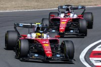 Lewis Hamilton en Charles Leclerc