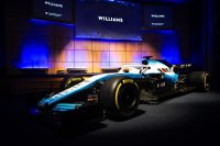 Williams FW41 in de nieuwe kleuren