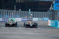 Polesitter Jean-Eric Vergne en Antonio Felix da Costa