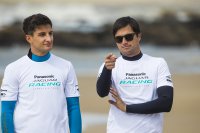 Mitch Evans en Nelson Piquet Jr.