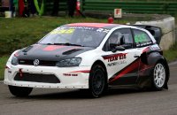 Tom van den Heuvel komt zijn ex Svardal VW Pole RX1 testen in Mettet