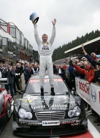 Mika Häkkinen wint DTM in Spa-Francorchamps in 2005