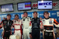 Rob Huff - Yvan Muller - Michel Nykjær - Tom Coronel - Norbert Michelisz