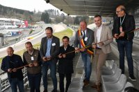 Officiële opening van de Endurance tribunes
