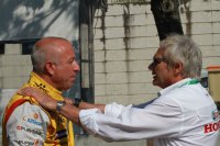 Tom Coronel met Alessandro Mariani (JAS Motorsport): een volgende keer misschien?