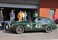 Guy Verhofstadt bij de Aston Martin DB2