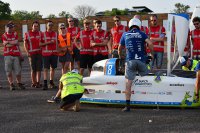 Heel het team tijdens de test in Australië