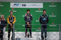 Podium hoofdrace F2 Monza