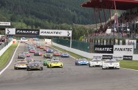 Start race 1 Lamborghini Super Trofeo Spa
