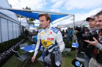 Giedo van der Garde kwam na veel aandringen in Melbourne niet verder dan het passen van een stoeltje