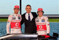 Jenson Button - Martin Whitmarsh - Sergio Perez