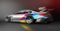 BMW M6 GT3 schets