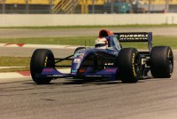 Roland Ratzenberger in zijn MTV Simtek Ford