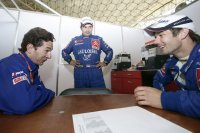 Marc Van Dalen, Daniel Elena en Sébastien Loeb