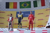 Podium na de eerste GP2 race op de Red Bull Ring
