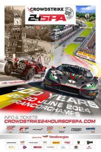 Affiche 3 van de CrowdStrike 24 Hours of Spa 2024