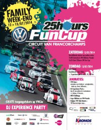 Affiche 25H VW Fun Cup 2015