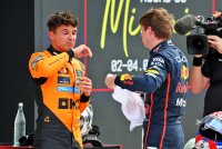 Lando Norris en Max Verstappen