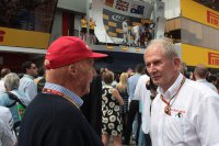 Niki Lauda (Mercedes AMG) - Helmut Marko (Red Bull Racing)