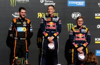 Zweeds podium met de broers Hansen en Anton Marklund