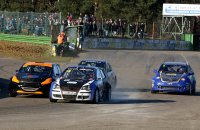 Start A-finale RX3 met Nick Vanalken aan de leiding.