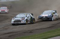Peter Solberg in duel met Johan Kristoffersson