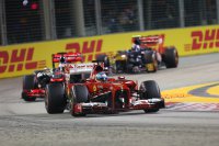 De GP van Singapore wordt traditioneel verreden onder kunstlicht