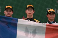 Podium sprintrace F2 Monza
