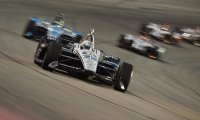 Simon Pagenaud op de Texas Motor Speedway