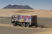 Mercedes truck van Tom De Leeuw, Cédrec Feryn & Bjorn Burgelman