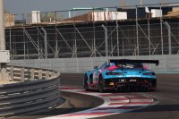 Mercedes-AMG Team 2 Seas - Mercedes-AMG GT3 met op de achtergrond restanten van F1-VIP-infrastructuur
