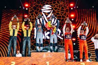 Podium Dakar rally 2024