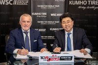 Marcello Lotti en  Kumho Tire CEO Iltaik Jung: klaar voor vierde World Tour-seizoen