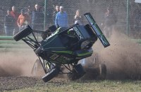 Spektakel met Daan Bex in Crosscar senior klasse