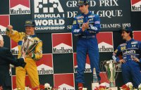 Podium Spa 1993: Schumacher - Hill - Prost