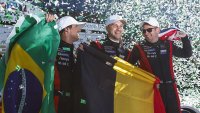 Felipe Nasr, Laurens Vanthoor en Nick Tandy