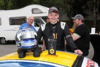Robbe Janssens winnaar van de Production-klasse in de Lotus Cup Europe