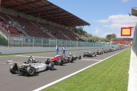 Rood bij de Historic Monoposto Racing