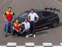 Het Comtoyou-kwartet met Berthon, Coronel, Bennani en Magnus