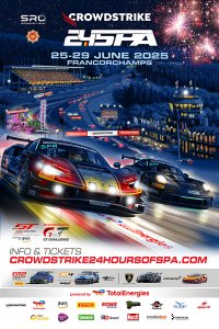 De tweede affiche van de 24 Hours of Spa 2025